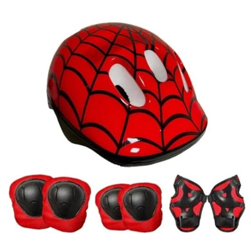 Juego de equipo de protección para niños, ajustable, rodillera, codera, muñequera, para niños de 5 a 14 años, patineta, ciclismo, equipo de protección para niños y niñas