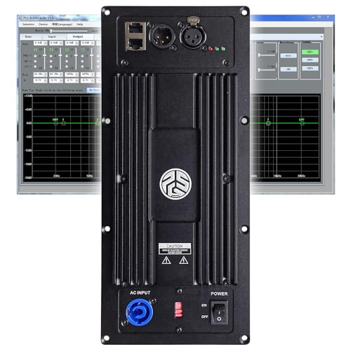 PSG AUDIO PDA801+CQ260 1200 Watts Plate Amplifier 1-Channel with DSP Software Control, for PA DJ Speaker Cabinets and Single or Dual 18” Subwoofer (Designed in USA) - (Support US Business)
