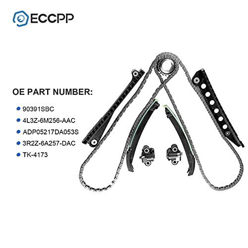 Eccpp For 2004-2008 For Ford Expedition Lincoln Mark Lt 5.4L V8 Engine Timing Chain Kit (Withoutsprockets/Phasers) #TOP1