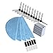 MERIGLARE Filtre de Tissu de Vadrouille de Brosse Latérale de Pièces de Rechange pour Le Robot D'ILIFE