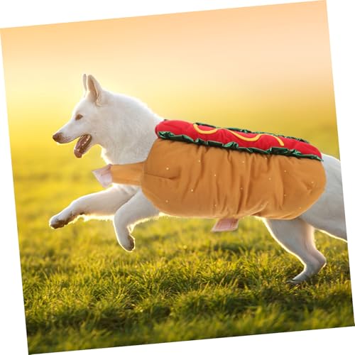 Disfraz para perro Hot Dog talla M miniatura 6