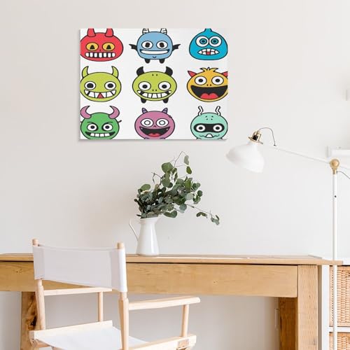 Toile murale monstres dessin animé pour rompre la monotonie