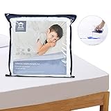 RUIKASI Wasserdichter Matratzenschoner 180x200 - Weiche wasserdichte Matratzenauflage 180x200cm, Matratzenschutz Steghöhe 30cm