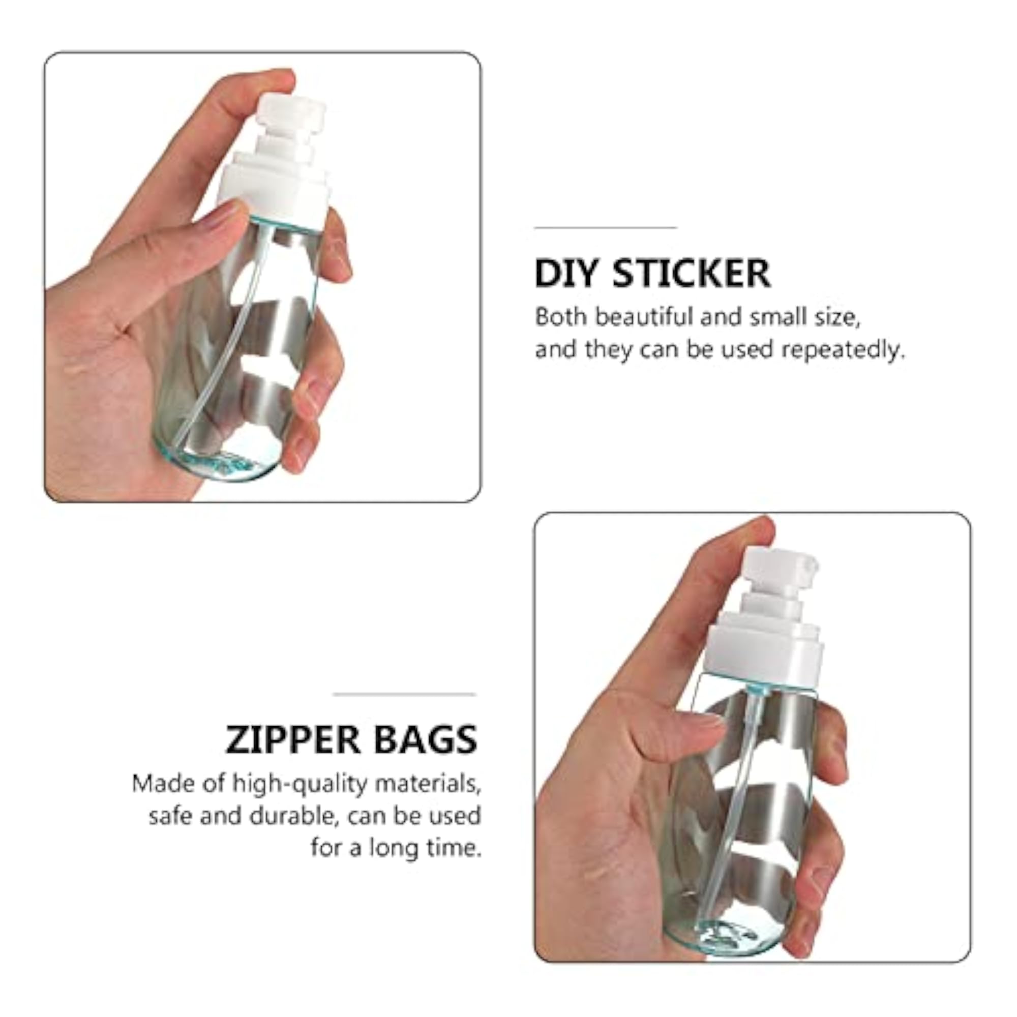 Fine Mist Spray Bottles 6PCS 100ml for Perfume