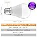 Onforu 15W LED Black Light Bulbs, A19 E26 Blacklight Bulb 120W Equivalent, Purple Bulb 385-400nm, Glow in The Dark for Halloween, Black Light Party, Body Paint, Fluorescent Poster, 6 Pack