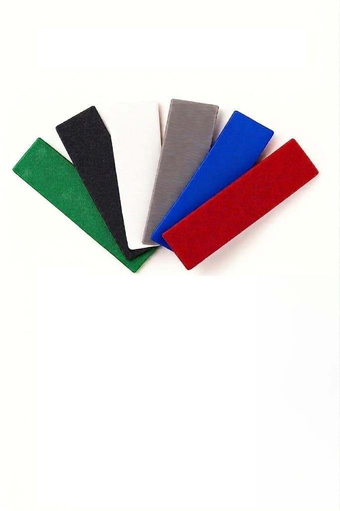Glazing Packers 28x100mm, Colour-Coded Plastic Shim Spacers, 1-6mm, for Windows, Doors, Frames and Levelling, Non-Compressible, Trade-Grade (100, Mixed)