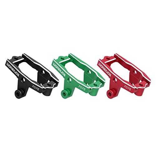 Woaeiuos Rc Servo Mount Metal Steering Servo Mount Bracket For 1/18 Traxxas Trx4M Rc Crawler Upgrades Parts (Green) #TOP5