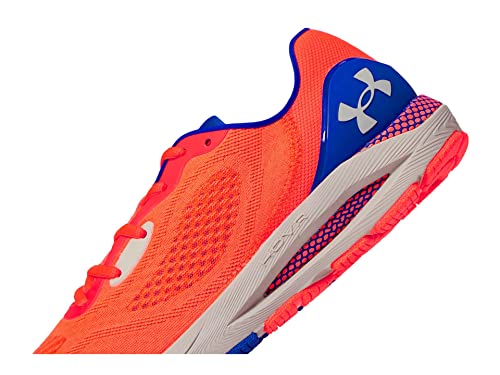 Under Armour Tênis de corrida masculino HOVR Sonic 5, (601) Bolt Red/Bauhaus Azul/Cinza Fantasma, 10
