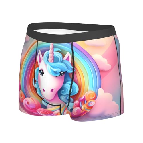 Rainbow Unicorn Men's boxer briefs - suitable for business, sports and leisure, multiple2