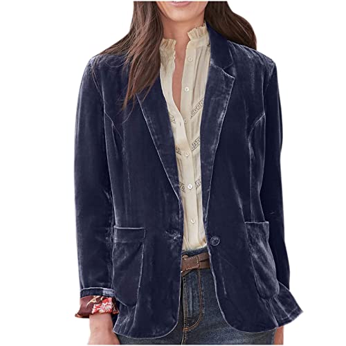 2021 Velvet Blazer Jackets for Wome…