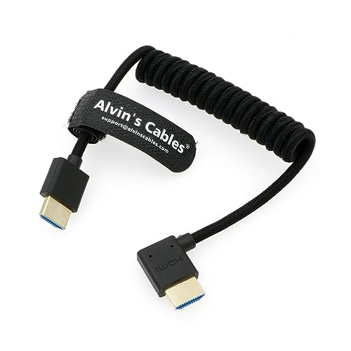 Amazon | Alvin's Cables 8K 2.1 HDMI 高速編組コイルケーブル