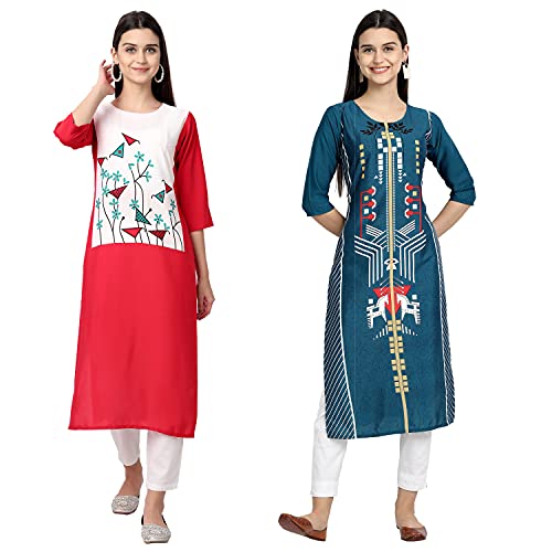 Image of Women's Crepe Regular Kurta