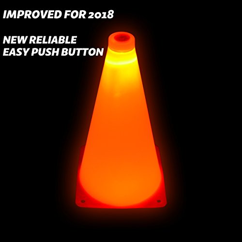 Gosports Led Light Up Sports Cones (6 Pack), 9 Inch #TOP4