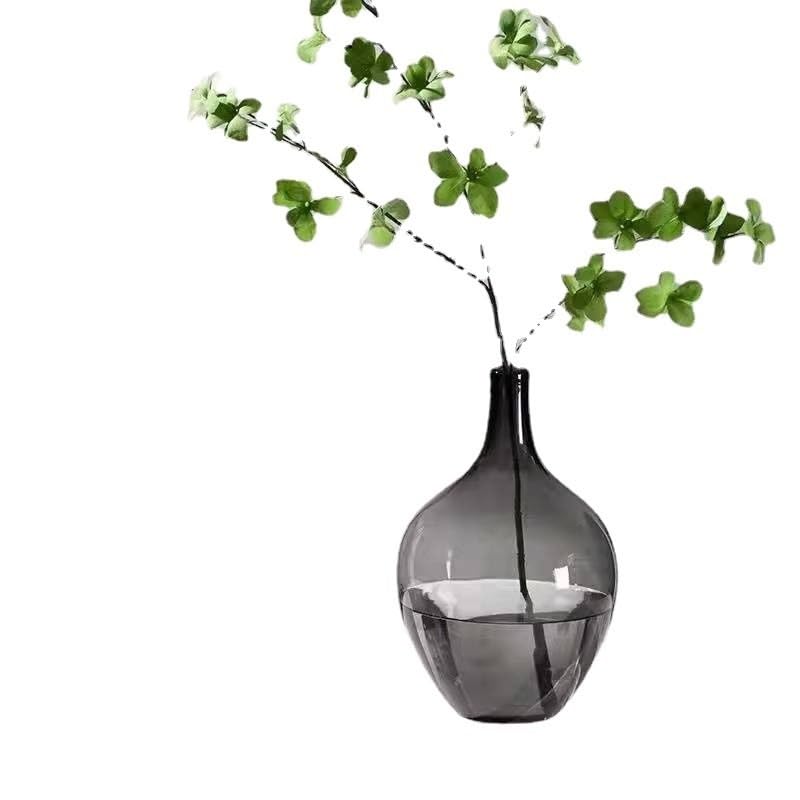 Blumenvase Große Vase Nordic Hause Wohnzimmer Balkon Blume Anordnung Dekoration Transparent Glas Wohndeko