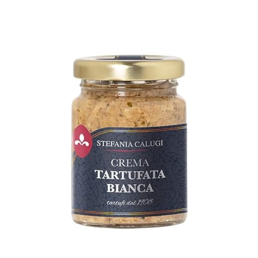 Stefania Calugi - Crema Tartufata Bianca 180g - Salsa Tartufo Pronta all’Uso - Pluripremiata - Made in Italy
