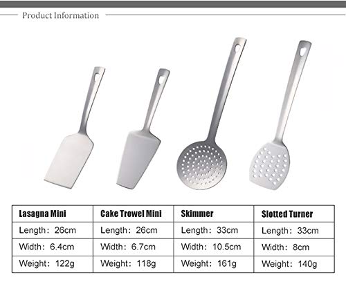 Kitchen Utensil Set 12 Pieces Stainless Steel Kitchen Utensils Silver Kitchen Accessories Cookware Set Home Kitchen Cooking Tools Kitchen Utensil - Image 2