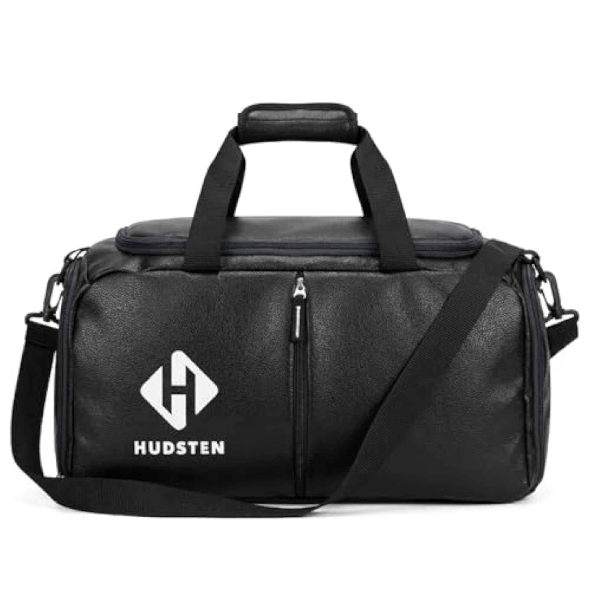Premium Vegan Leather Gym Bag with Shoe Compartment