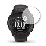 メディアカバーマーケット GARMIN Instinct (2枚組) 機種用【強化ガラスと同等の高硬度 9Hフィルム】 傷に強い 高透過率 クリア光沢 互換品