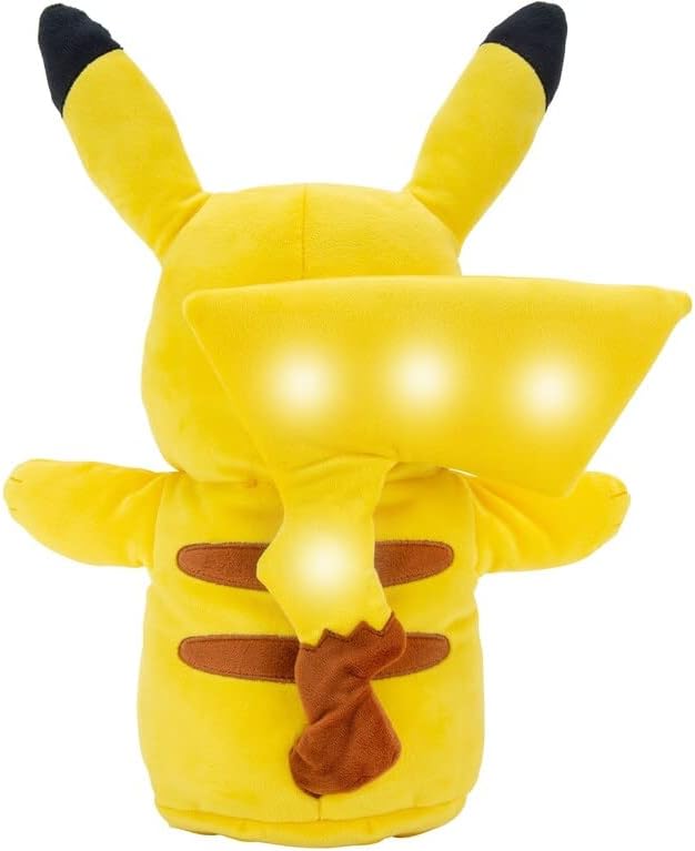 Bizak Pokemon Pikachu Interactive Plush Toy with Sounds, Lights and Movements, is a replica of the Royal Pikachu (63222365)