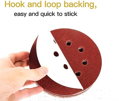 Image of Inditrust new Sanding Disc 180mm (7 inch) with 8 Holes (80 Grit, 30)