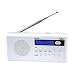 Produktbild XORO DAB 100 - Tragbares DAB+/FM Radio mit 10 Senderspeicher, Weckfunktion, LCD Display, Teleskopantenne, Betrieb mit Netzteil oder mit Batterie möglich