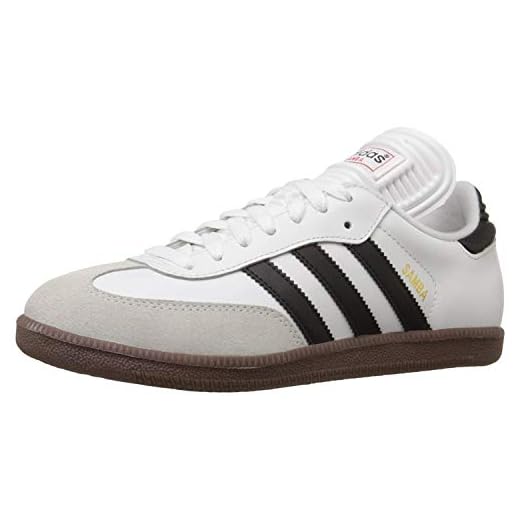 adidas Performance Samba Classic Indoor Fußballschuh für Herren, Weiá (Weiß/Schwarz), 46 EU