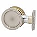 Kwikset 334 Round Hall/Closet Pocket Door Lock in Antique Nickel