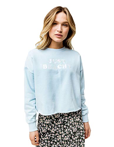 Billabong Women's Coastal Tides Sweatshirt, Pool Blue, M