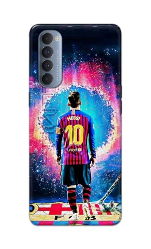 Image of Printed Hard Back Cover for Oppo Reno4 Pro Back Cover (Famous Football Player -J1) -190724(EA)