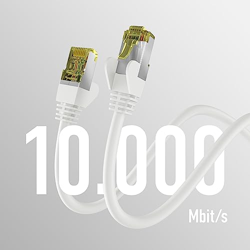 EFB-Elektronik, CAT. 6a network cable up to 10 Gbit, 2 m LAN cable Ethernet cable patch cable with jack/kink protection - Image 2