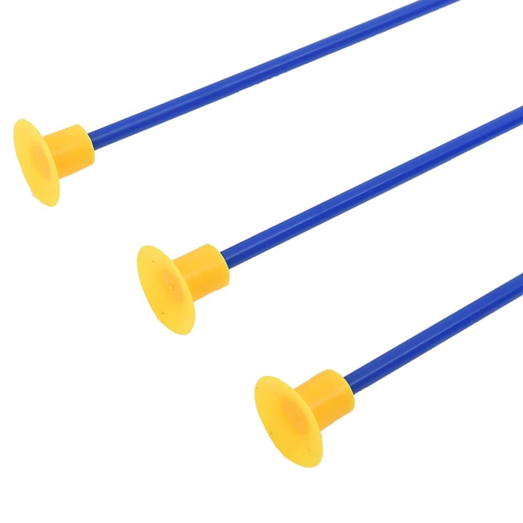 Juego de tiro con arco para niños de ABS PP PE, arco de 68 cm, flechas de 41 cm, 3 flechas de ventosa, carcaj, juguete deportivo para juego de movimiento, juego de objetivo, coordinación