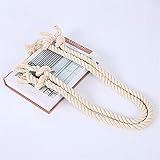 Le raccord de rideau de corde de coton à tricoter ajoute plus élégant.Simple décorer vos rideaux.