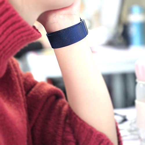 20Mm Quick Release Watch Band Metal Strap For Samsung Galaxy Watch 5 4 3 40Mm 41Mm 42Mm 44Mm 45Mm 46Mm Magnetic Mesh Watch Band For Amazfit Bip U Pro/Gts For Galaxy Watch Active 2/Active,Sky Blue #TOP1