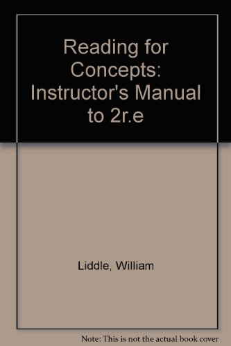 Reading for Concepts Book E 0070376689 Book Cover