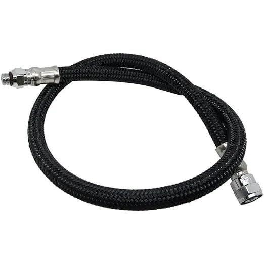 SPEARFISHING WORLD Scuba Diving Low-Pressure Braided Hose for 2nd Stage Regulator and Octopus 28
