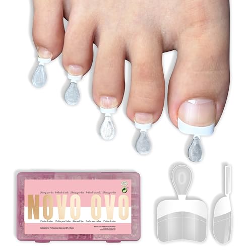 NOVO OVO Round Half Cover Toe Nail Tips