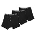 Polo Ralph Lauren Classic Button Fly Boxer Brief 3-Pack, M, Black