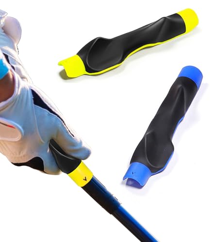 FVVWVV 2 Pcs Golf Grip Trainer, Golf Training Aid Right