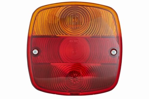 HELLA Rückleuchte - Glühlampe - 12V - Anbau/geschraubt - ECE/nicht SAE - Lichtscheibenfarbe: rot/gelb - Stecker: Schraubkontakt - links/rechts - Menge: 1 - 2SD 002 514-161