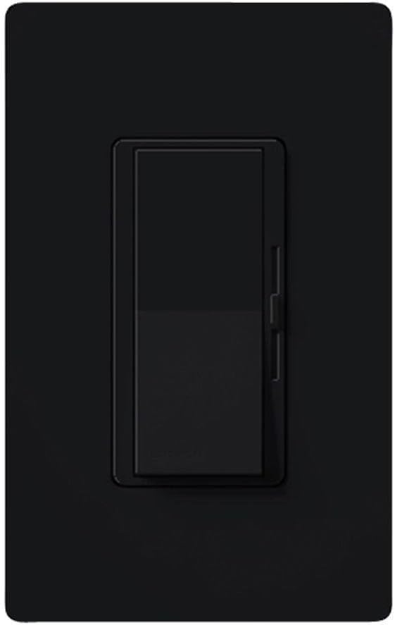 Lutron Diva LED+ Dimmer Switch for Dimmable LED, Halogen and Incandescent Bulbs, 250W/Single-Pole or 3-Way, DVCL-253P-BL, Black