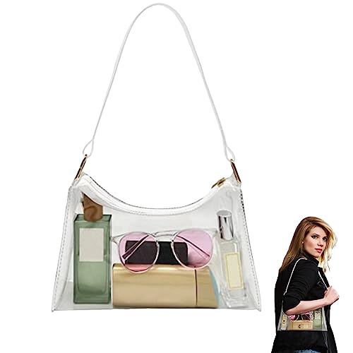 Clear Bag Transparent Bag See Through Bag Clear Purse Bag for Women PVC Crossbody Bag Shoulder Handbag for Small Things Underarm Bags for Women to Concerts Travel 24 * 16 * 7cm2