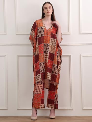 Image of PURVAJA Women's Maxi Co-Ords (Razy-019-020)