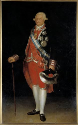 Portrait de Charles IV par Goya Tableau Impression d'Art sur Toile 60x90cm