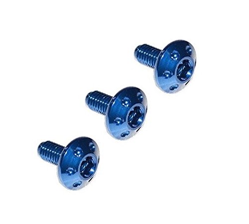 KN企画 スーパー ライブディオ DIO アプリオ 3KJ フロントカバーボルト ドレスアップアルミボルト 【M6】 ブルー 【3個入】