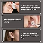 Ear Seeds Acupuncture Kit, Ear Seeds Jewelry, Elegant Silver Design for A Refined Look Ear Seeds Disposable, 40Pcs,C - Image 2
