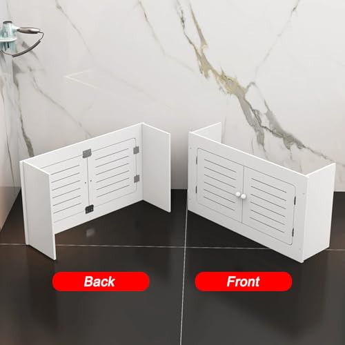 Elegante cubierta para calefactor blanca con acabados modernos y limpios 4