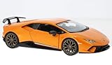  Lamborgihini Huracan Performante Coupe Orange Modell Ab 2014 Version Ab 2017 1/24 Bburago Modell Auto