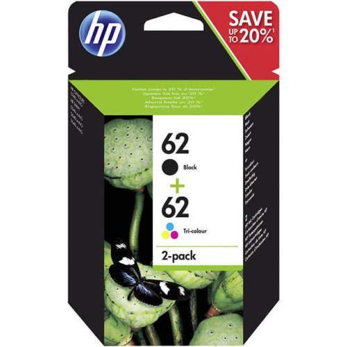 HP 62 pack combo N9J71AE cartouche encre noire et couleur pour imprimante