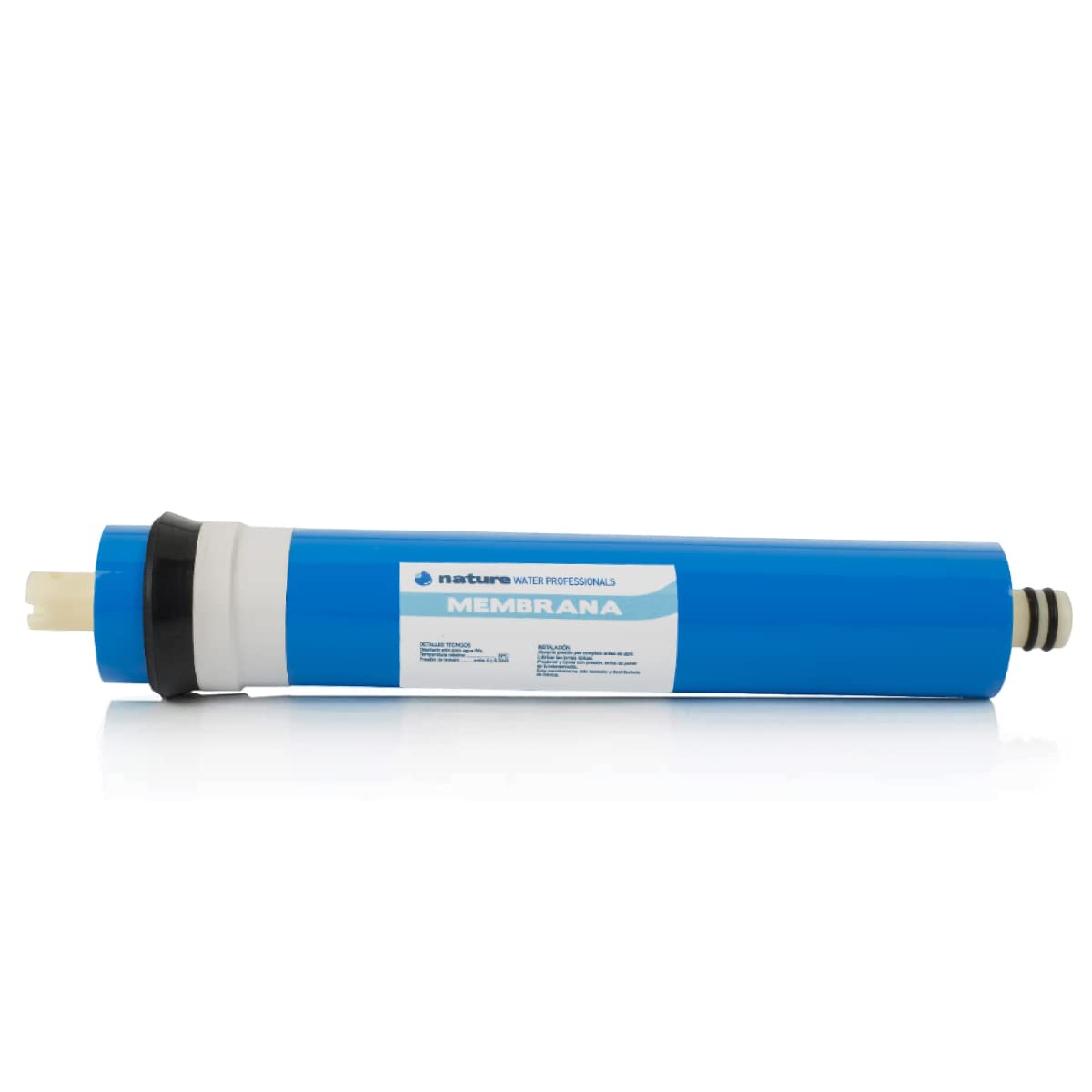 Ideale Membran für Umkehrosmose – 75 GPD – Beseitigung anorganischer Salze, Schwermetalle, organischer Stoffe und chemischer Materialien – Nature Water Professionals
