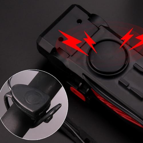 Soporte para teléfono para bicicleta antichoque con linterna LED USB 7